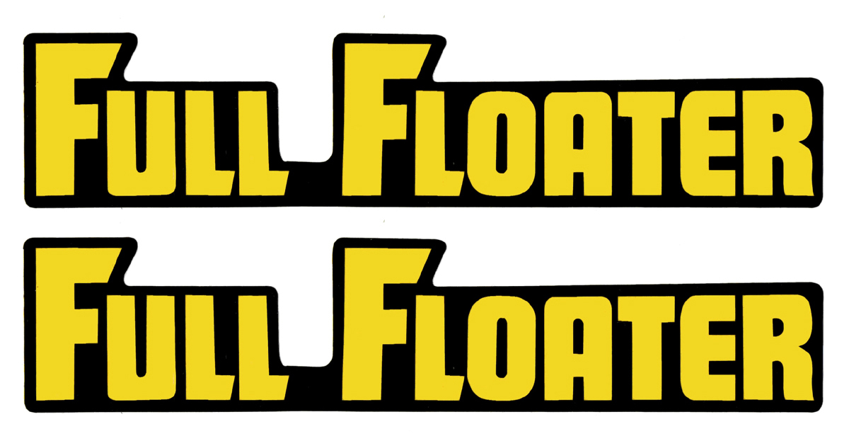 1981-83 RM125-500 FULL FLOATER スウィングアームデカールセット（PR)