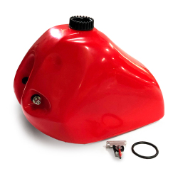 1982-85 XL200R(Mono Shock) 1978-81 XR185/200(Twin Shock) クラークタンク（汎用） １０．２２Ｌ （レッド）