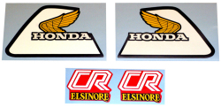 1981 HONDA CR80R タンク＆サイドパネルデカールセット