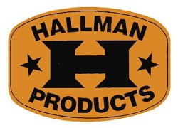 Hallman デカール（ゴールド）
