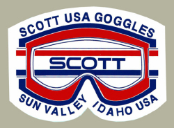 Scott Goggle Sun Valley デカール