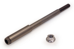1979-80 CR250R （チタン）フロント アクスルシャフト／ナット付☆1979-80 CR250R （titanium ）Front axle shaft with Nat