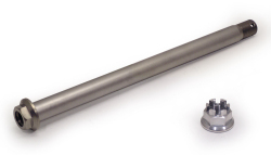 1978-80 CR250R （チタン）リア アクスルシャフト／ナット付☆1978-80 CR250R （titanium ）Rear axle shaft with Nat