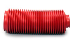 汎用　XLR250等　フロントフォークブーツ　赤