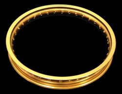 18×1.85 36H（ゴールド）　KAWASAKI A4等