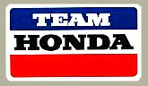 Team Hondaデカール（ラージ）