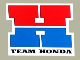 Team Honda "H" デカール（ラージ）