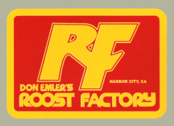 Roost Factory デカール（レッド／イエローベース）