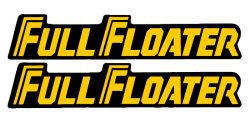 1984-1985 RM125-500 FULL FLOATER スウィングアームデカールセット（PR)