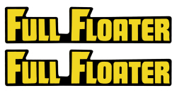 1981-83 RM125-500 FULL FLOATER スウィングアームデカールセット（PR)