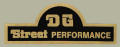 DG Street Performance スィングアームデカール（ブラック／ゴールド）（EA)