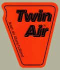 Twin Air デカール（ラージ）