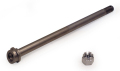 1974-78 CR125M （チタン）リア アクスルシャフト／ナット付☆1974-78 CR125M （titanium ）Rear axle shaft with Nat