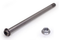 1978-80 CR250R （チタン）スウィングアームピボットシャフト／ナット付☆1978-80 CR250R （titanium ）Swing arm pivot shaft with Nat