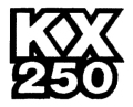 1977-78 KX250 サイドパネルデカール(ペア)