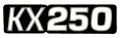 1976 KX250 サイドパネルデカール(ペア)