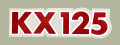 1975 KX125 サイドパネルデカール(ペア)