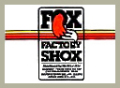 Fox Factory Shoxデカール