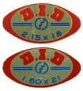 1973-76 Honda CR250 1978-80 CR250R D.I.D.リムデカール(PR)