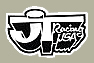 JT Racing Zoom デカールラージ（ブラック/ホワイト）