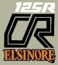 1979 Honda CR125R Elsinoreサイドパネルデカール(PR)
