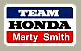Team Hondaデカール（Marty Smith）