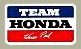 Team Hondaデカール（Warren Reid）