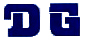 DG Logoデカール（濃紺）
