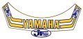 JT Team Yamahaバイザーデカール