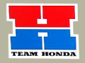Team Honda "H" デカール（スモール）