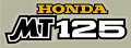 Honda MT125 サイドパネルデカール（EA)
