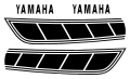 1977 YZ80 タンクデカールセット（4ｐｃｓ）