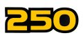 1982 RM250 "250" サイドパネルデカールセット（PR）