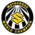 スズキ ワールドチャンピオン フェンダーデカール（丸）
