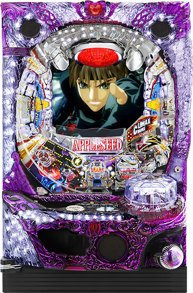 EXCITE CR APPLESEED M4-VE1 　中古パチンコ実機　[枠名：ルシファー]　[4ch対応]