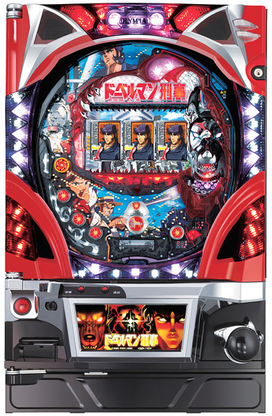 オリンピア   CRAドーベルマン刑事 TR（甘デジ）　中古パチンコ実機　[枠名：オリンピア枠（元祖！大江戸桜吹雪～）]　[4ch対応]