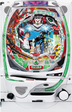 西陣 CR交響詩篇エウレカセブンF 白枠　中古パチンコ実機