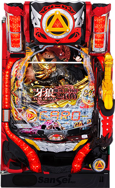 サンセイ CR牙狼TUSK OF GOD XX 枠色不問 中古パチンコ実機　[枠名：金翔]　[4ch対応]