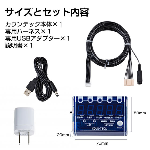 家庭用加工済み！ データカウンター ジャグナビ１スピン付き　スロット用 家庭用加工済み！ データカウンター ジャグナビ1スピン付き