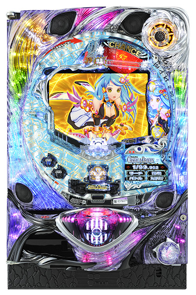 藤商事 CRAクリスタル&ドラゴンFPW 　中古パチンコ実機　[枠名：エアーキャノン]　[8ch対応]