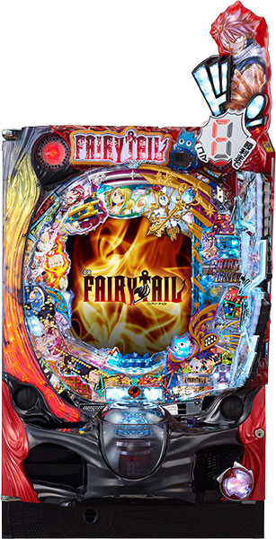 藤商事 CR FAIRY TAIL FPM 中古パチンコ実機　[枠名：クリスタルエアー ＦＡＩＲＹ　ＴＡＩＬ]　[8ch対応]
