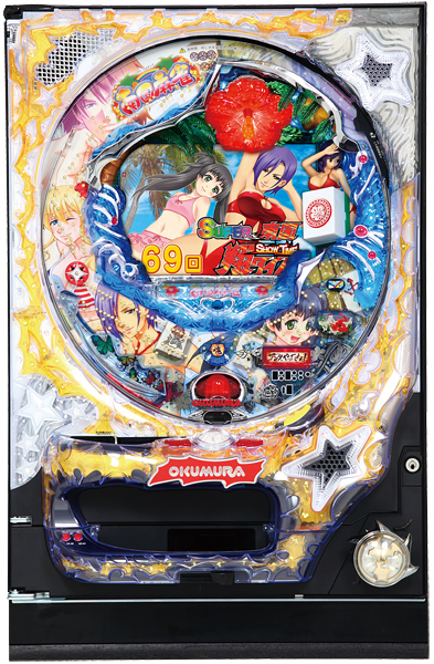 奥村 CR南国麻雀W 甘デジ　中古パチンコ実機　[枠名：星波]　[4ch対応]