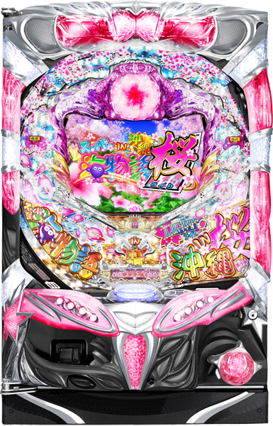SANYO CRスーパー海物語 IN 沖縄3 桜ライト　中古パチンコ実機　[枠名：イルミオ]　[4ch対応]
