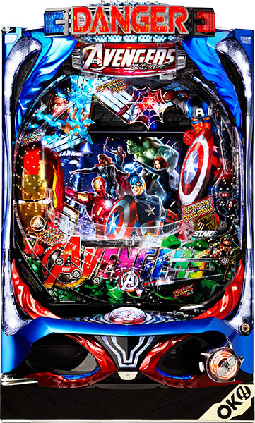 オッケー. CRぱちんこアベンジャーズ 　中古パチンコ実機　[枠名：オッケー．枠　アベンジャーズ]　[4ch対応]