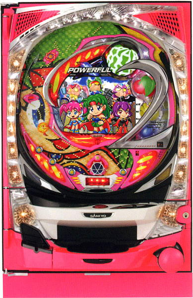 SANKYO CRFパワフルワールド X2R　中古パチンコ実機