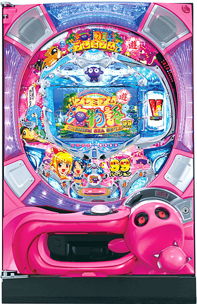 SANYO CRAプレミアム海物語～ぼのぼのが遊びに来たよ!～　中古パチンコ実機　[枠名：クジラッキー]　[2ch対応]