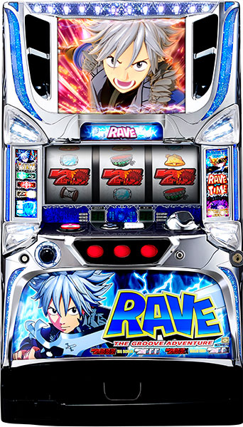 藤商事 パチスロRAVE～エンドレスラッシュ～　中古パチスロ実機