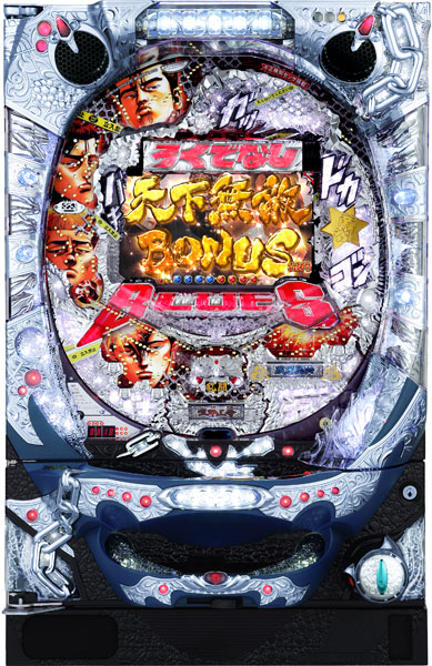 サミー ぱちんこCRろくでなしBLUES～頂上血戦～　中古パチンコ実機　[枠名：聖（クロス）]　[4ch対応]