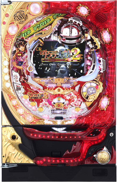 サミー CRデジハネサクラ大戦2 CV　中古パチンコ実機　[枠名：焔（ホムラ）]　[4ch対応]