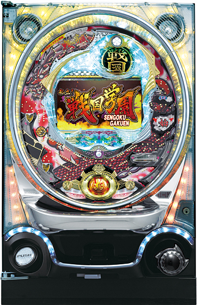 SANYO CR私立!戦国学園 MTC　中古パチンコ実機　[枠名：フラッシュリング]